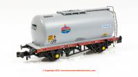 373-787 Graham Farish BR 45T TTA Tank Wagon 'Amoco' Grey